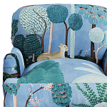 Дизайнерское классической формы на колесиках Trumann Armchair варинант исполнения - 4 | Loft Concept в Омске