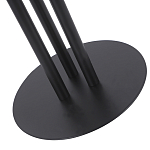 Настольная лампа с тремя прозрачными куполообразными плафонами и черным металлическим основанием Flos Wireline Lighting варинант исполнения - 2 | Loft Concept в Омске