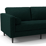 Мебельная ткань Шенилл темно-зеленый цвет 138 см T4-36 варинант исполнения - 10 | Loft Concept в Омске