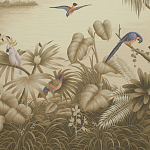 Обои ручная роспись Le Brésil Amarelo Sepia варинант исполнения - 1 | Loft Concept в Омске