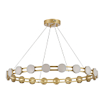 Люстра кольцевая с круглыми светодиодными источниками света Maxine Light варинант исполнения - 8 | Loft Concept в Омске