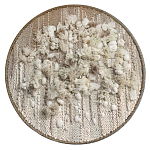 Круглый Вязанный Гобелен Абстракция Breath of Mist Wall Hanging варинант исполнения - 3 | Loft Concept в Омске