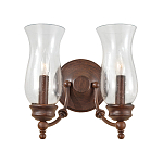 Бра с 2-мя стеклянными плафонами с пузырьками Feiss варинант исполнения - 1 | Loft Concept в Омске