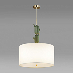 Подвесной светильник с декором в виде кактуса из керамики Opuntia D45 см варинант исполнения - 4 | Loft Concept в Омске