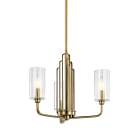  Люстра с прозрачными рифлеными цилиндрическими плафонами Kichler варинант исполнения - 1 | Loft Concept в Омске