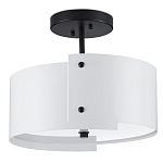 Потолочный светильник круглый светодиодный Semicircular White Panels белый варинант исполнения - 3 | Loft Concept в Омске