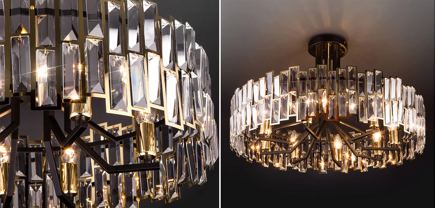 Потолочная люстра Darkness Chandelier gold 71 Потолочная люстра Darkness Chandelier gold 71 - Loft-Concept в Омске