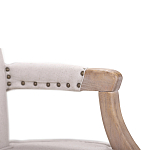 Кресло Aubrey Classical Armchair beige flax варинант исполнения - 4 | Loft Concept в Омске
