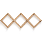 Настенная деревянная раздвижная вешалка Larson Wood Hanger варинант исполнения - 2 | Loft Concept в Омске