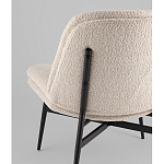 Кресло лаунж Tail молочный варинант исполнения - 3 | Loft Concept в Омске