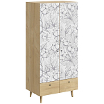 Шкаф с принтом Cotton варинант исполнения - 1 | Loft Concept в Омске