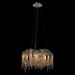 Люстра подвесная круглая с изогнутыми металлическими дугами и ниспадающими цепочками 65 см Atlantis Chain варинант исполнения - 11 | Loft Concept в Омске