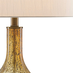 Настольная лампа с тканевым абажуром в форме цилиндра Thin Neck варинант исполнения - 1 | Loft Concept в Омске