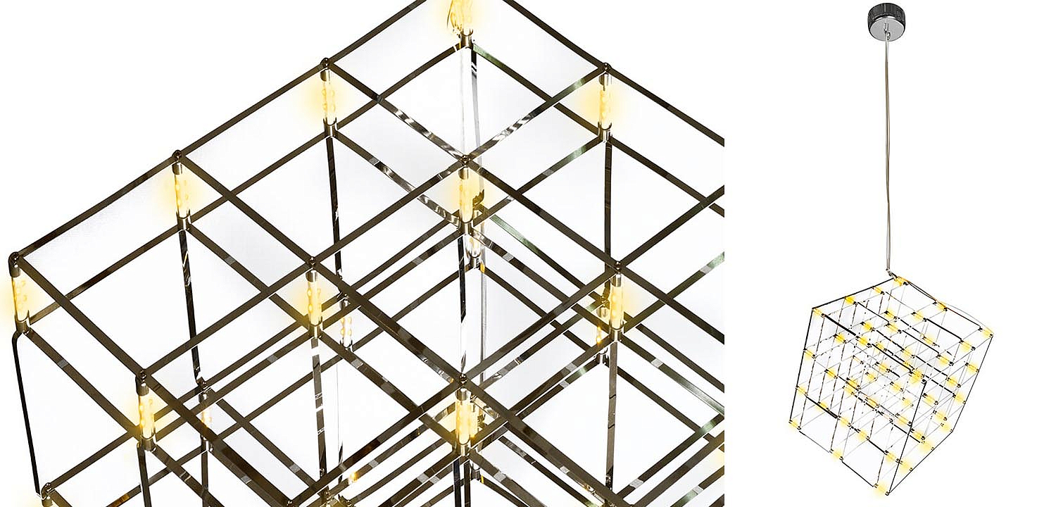 Люстра Moooi Tesseract Yellow lamp S Люстра Moooi Tesseract Yellow lamp S - Loft-Concept в Омске