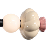 Подвесной светильник линейный с керамическими элементами 24W LED Fragrant Light варинант исполнения - 6 | Loft Concept в Омске