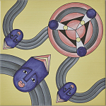 Плитка дизайнерская с узором Дива варинант исполнения - 4 | Loft Concept в Омске