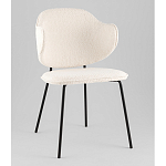 Стул Bellamy букле молочный варинант исполнения - 1 | Loft Concept в Омске