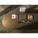 Дизайнерский рабочий стол из металла BLEVIO Table варинант исполнения - 4 | Loft Concept в Омске