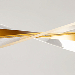 Люстра линейная с изогнутым плафоном Wave Line варинант исполнения - 8 | Loft Concept в Омске