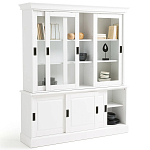 Витрина из массива сосны Cobbett White Wood Showcase варинант исполнения - 4 | Loft Concept в Омске