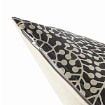 Подушка декоративная черного цвета Blossom Essence Grace варинант исполнения - 3 | Loft Concept в Омске