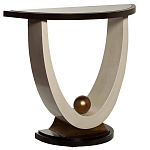 Консоль на полукруглой основе Stylish Pearl варинант исполнения - 1 | Loft Concept в Омске