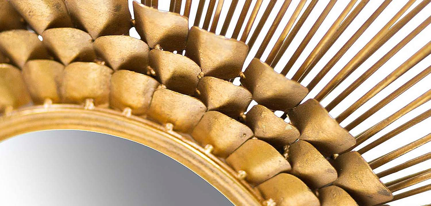 Зеркало-солнце Golden Petals Mirror Sun Зеркало-солнце Golden Petals Mirror Sun - Loft-Concept в Омске
