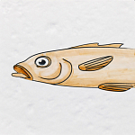 Плитка с узором Рыба Русалка варинант исполнения - 5 | Loft Concept в Омске