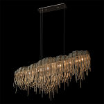 Люстра подвесная с металлическими дугами и длинными цепочками 115 см Atlantis Chain варинант исполнения - 14 | Loft Concept в Омске