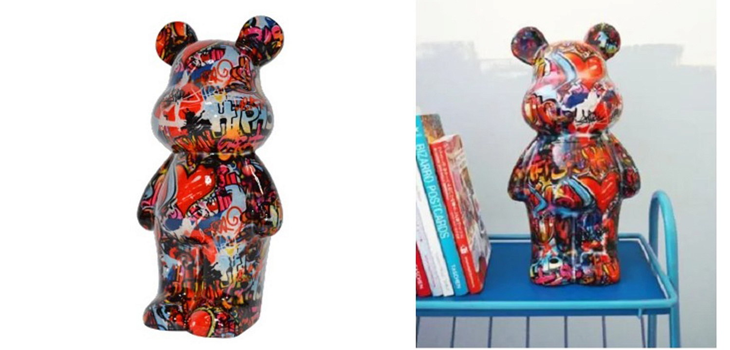 Статуэтка Graffiti Bear red Статуэтка Graffiti Bear red - Loft-Concept в Омске