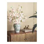 Ваза с зелеными цветочными и птичьими мотивами Vase Inspired by Nature варинант исполнения - 4 | Loft Concept в Омске