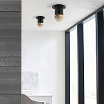 Потолочный светильник светодиодный с плафоном из натурального камня Purgatory варинант исполнения - 2 | Loft Concept в Омске