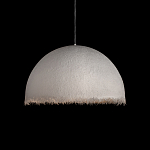 Подвесной светильник в форме купола белого цвета с ажурной бахромой Tactile Line варинант исполнения - 11 | Loft Concept в Омске