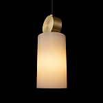 Подвесной светильник с цилиндрическим мраморным плафоном Marble square варинант исполнения - 6 | Loft Concept в Омске