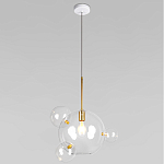 Подвесной светильник со стеклянными плафоном в виде шара и золотыми деталями & Coombes варинант исполнения - 1 | Loft Concept в Омске