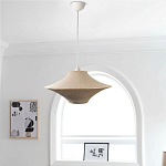 Подвесной вязаный бежевый светильник «Звезда Востока 01» варинант исполнения - 4 | Loft Concept в Омске