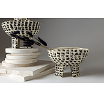 Чаша на ножках для фруктов или сухофруктов "Лонерно" варинант исполнения - 3 | Loft Concept в Омске