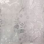 Обои ручная роспись в стиле Арт-деко Rateau Bas Relief on Tarnished Silver gilded paper варинант исполнения - 2 | Loft Concept в Омске