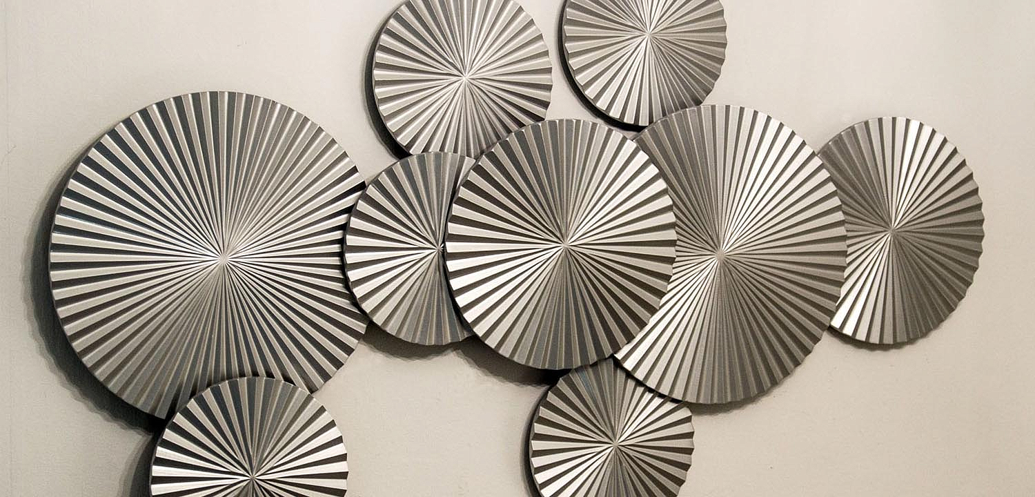 Арт-объект Apollo Silver Wall Plaque Disc 9 Арт-объект Apollo Silver Wall Plaque Disc 9 - Loft-Concept в Омске