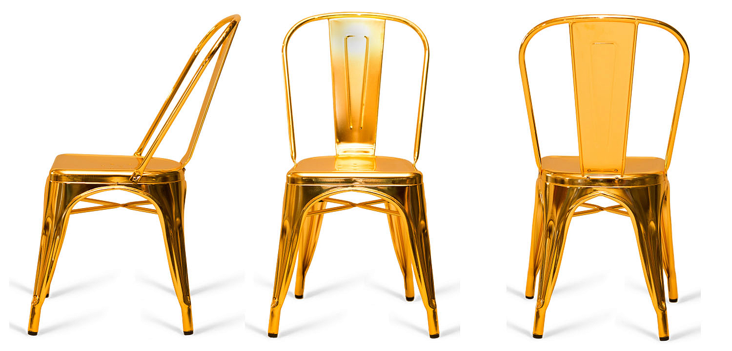 Золотой стул Tolix Gold Золотой стул Tolix Gold - Loft-Concept в Омске