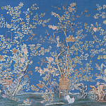 Обои ручная роспись Houghton Canton Blue варинант исполнения - 1 | Loft Concept в Омске