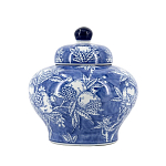 Ваза с крышкой в китайском стиле Гранатовое дерево Blooming Pomegranate варинант исполнения - 8 | Loft Concept в Омске