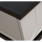 Тумбочка прикроватная с ящиком черно-серого цвета Noble Nightstand варинант исполнения - 5 | Loft Concept в Омске