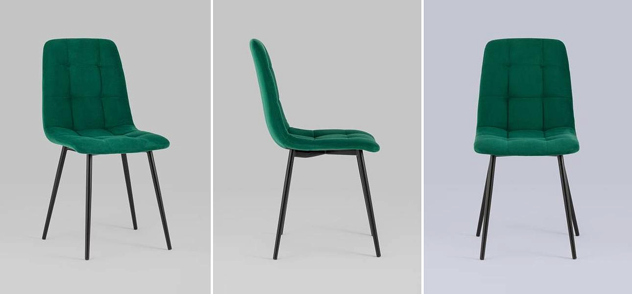 Стул NANCY S-2 Chair Изумрудный Велюр Стул NANCY S-2 Chair Изумрудный Велюр - Loft-Concept в Омске
