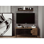 Полка навесная открытая Stone Effect варинант исполнения - 2 | Loft Concept в Омске