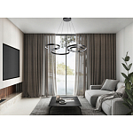 Люстра подвесная светодиодная в виде волнообразной ленты Ribbon Vortex варинант исполнения - 13 | Loft Concept в Омске