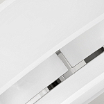 Потолочный светильник с двухслойным белым текстильным абажуром Hinkley варинант исполнения - 12 | Loft Concept в Омске