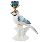 Фарфоровый подсвечник с птицей Eden Garden варинант исполнения - 1 | Loft Concept в Омске