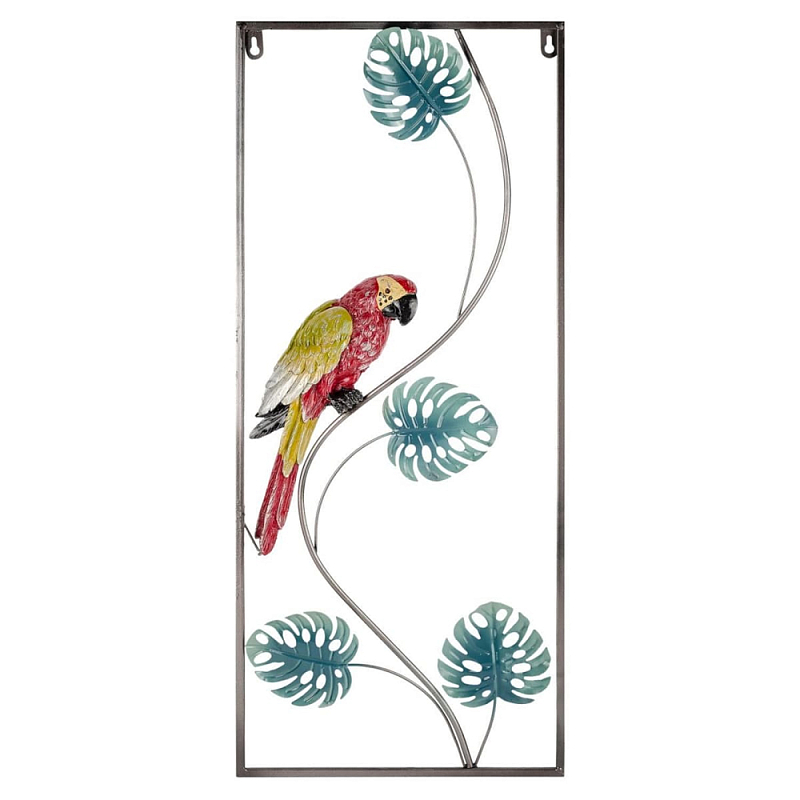 Аксессуар настенный из металла Blank Space Parrot Мульти в Омске | Loft Concept 