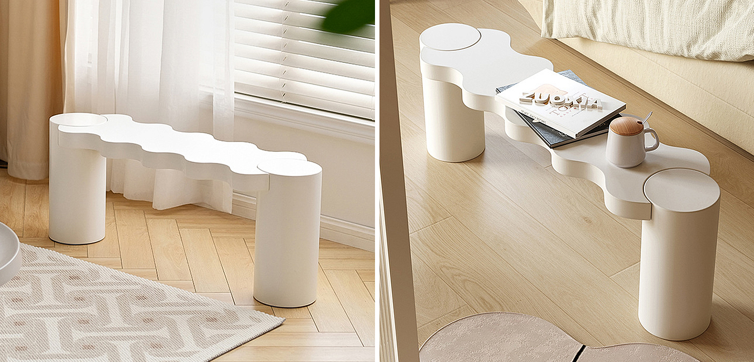 Кофейный стол Safaa Curved Coffee Table Кофейный стол Safaa Curved Coffee Table - Loft-Concept в Омске